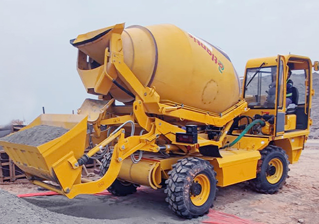SELF LOADING CONCRETE MIXER TRUCK ASLD 4800